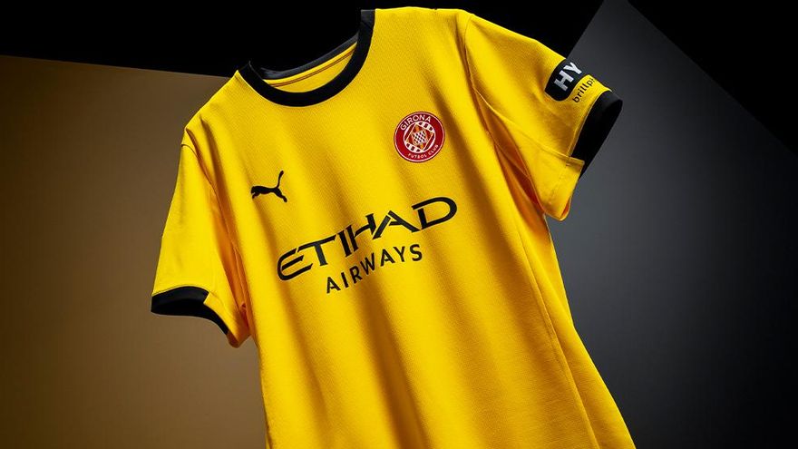 La nova segona equipació del Girona per aquesta temporada
