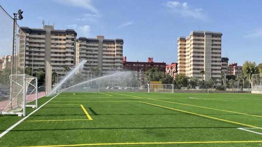 Campo de fútbol de Florida-Babel, facilitada por el Ayuntamiento de Alicante