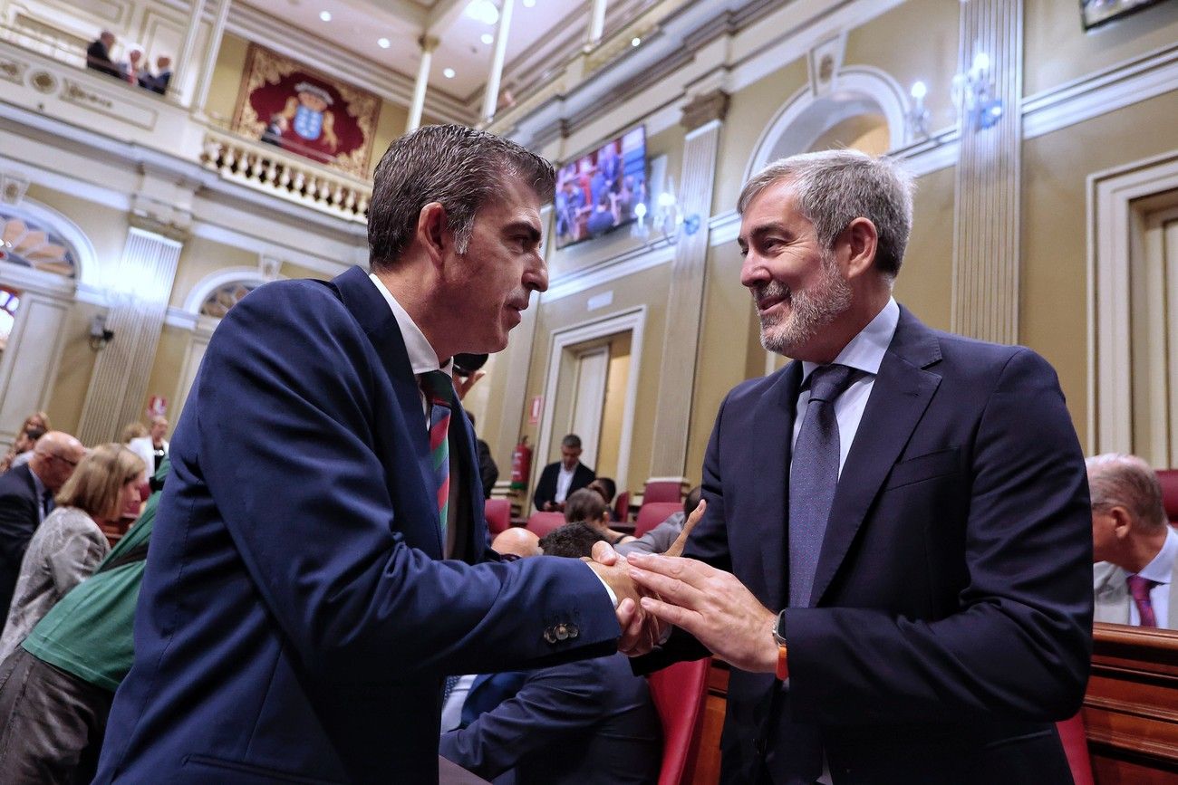 Segunda sesión del debate de investidura en el Parlamento de Canarias