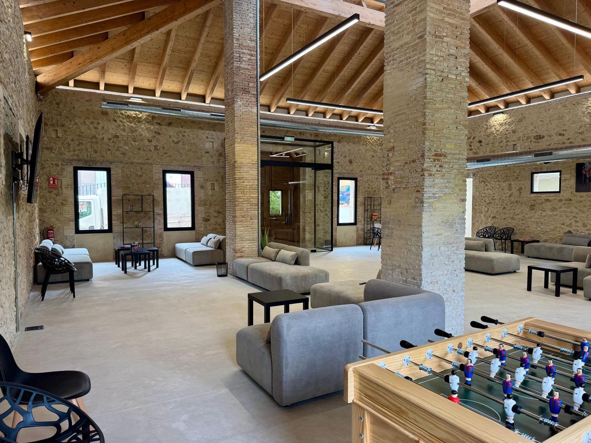 Interior del Espai Jove de la Llosa de Ranes que se inaugura este viernes.