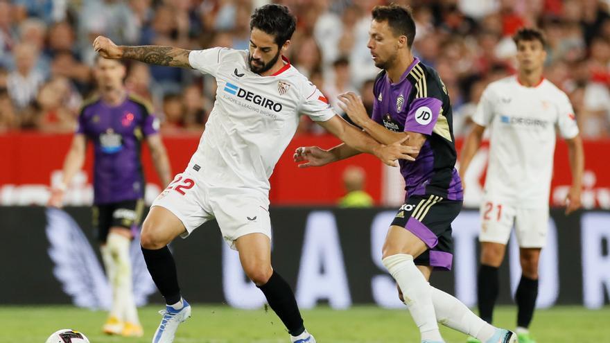 Resumen, goles y highlights del Sevilla 1-1 Valladolid de la jornada 2 de la Liga Santander