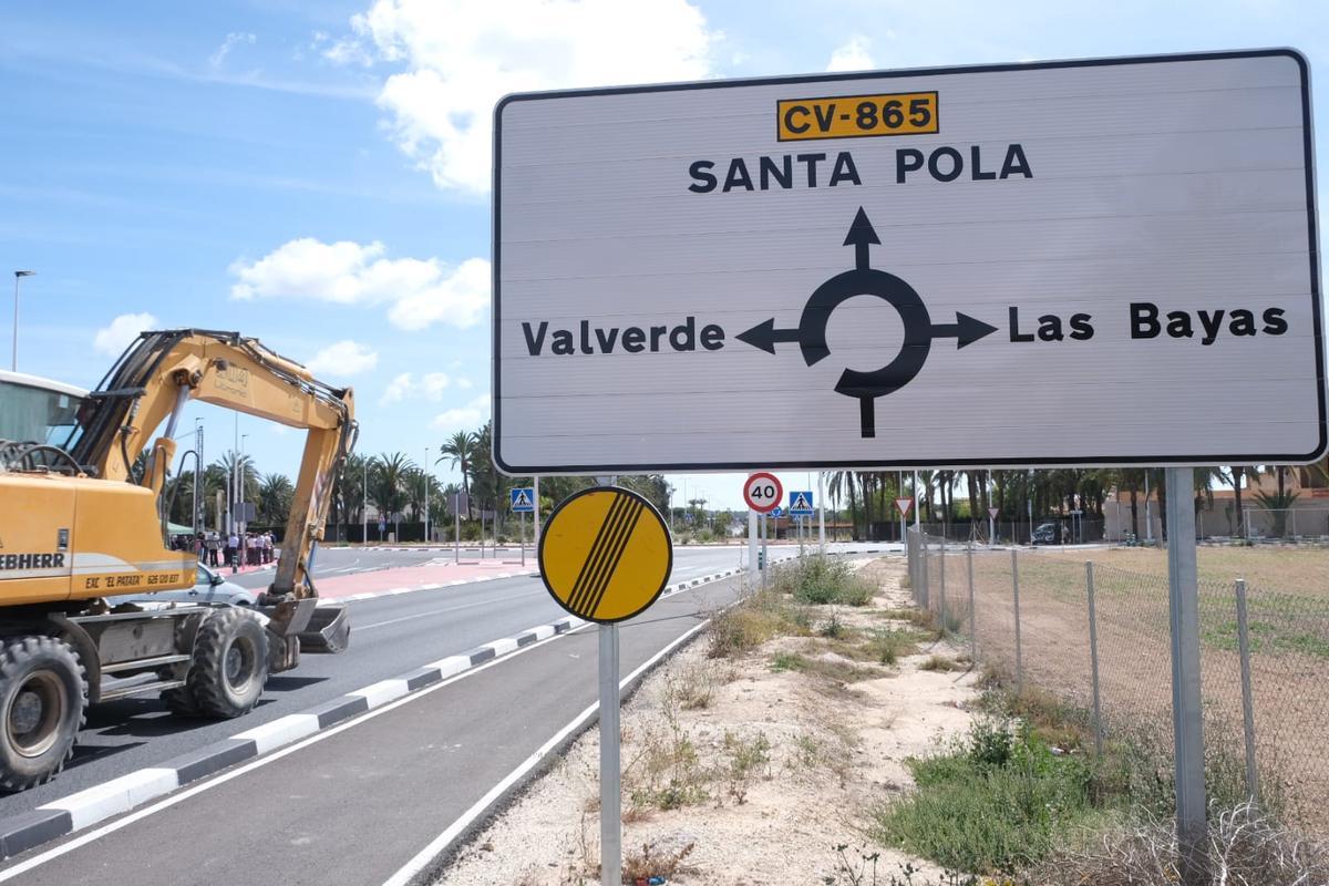 Tramo en el que se están acometiendo actualmente los trabajos.