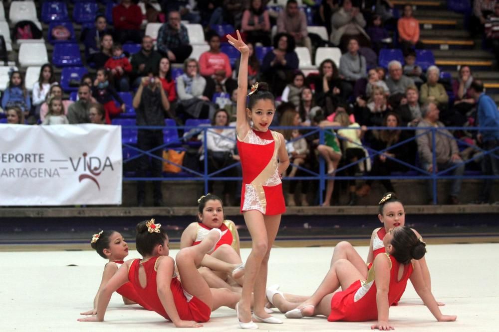 Cartagena celebra la primera jornada de la competición escolar de gimnasia rítmica con más de 1.000 participantes