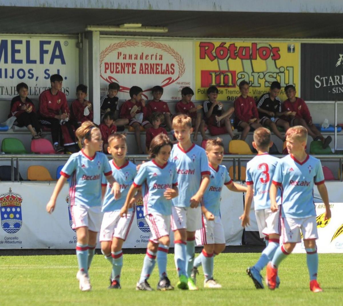 Uno de los equipos participantes en la Copa Ribadumia.