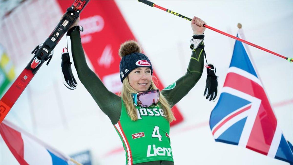 Mikaela Shiffrin brilló con luz propia en Austria