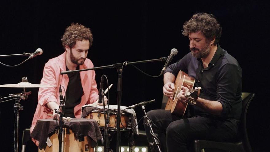 Adriano Galante y Fajardo durante un concierto en conjunto que tuvo lugar ecientemente en Barcelona.