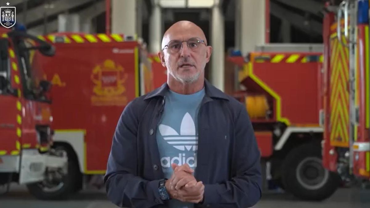 El potente mensaje de Luis De la Fuente: "El partido más importante de este verano lo estamos jugando contra el fuego"