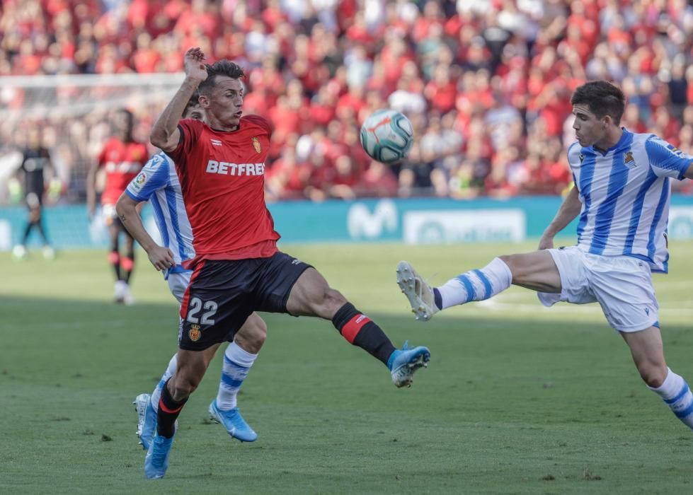 Mallorca-Real Sociedad: Los bermellones encajan su primera decepción