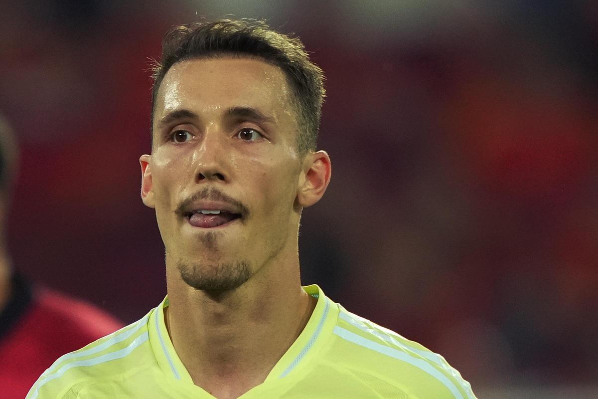 Alejandro Grimaldo, en la pasada Eurocopa.