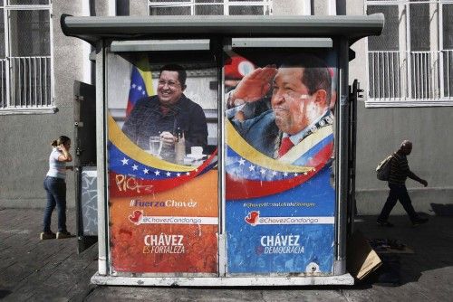 Los murales con la imagen de Chávez son constantes en las calles de Venezuela. El país rinde tributo así a la figura del presidente fallecido hace ahora dos años