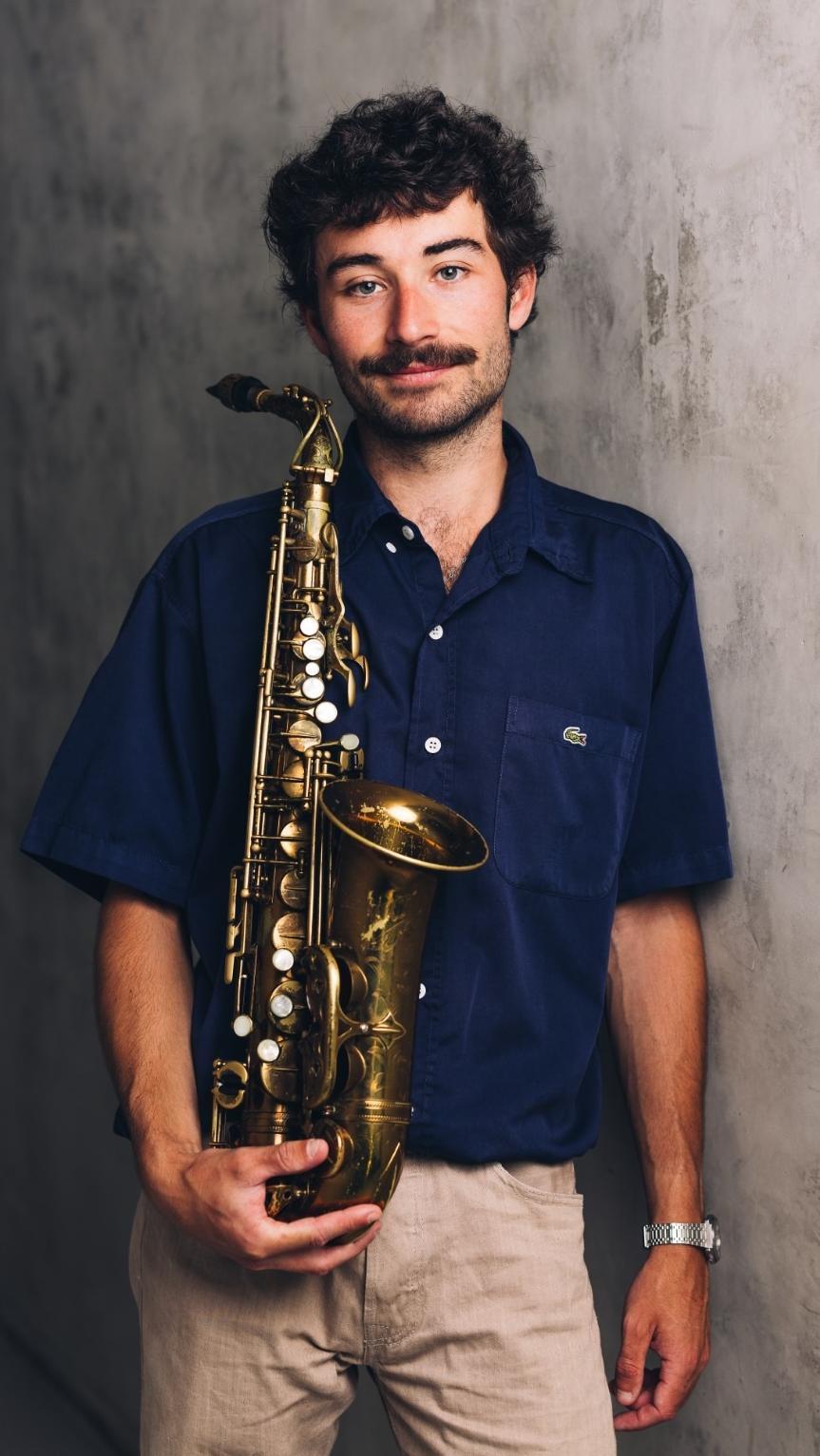 El saxofonista coruñés Miguel Seoane.