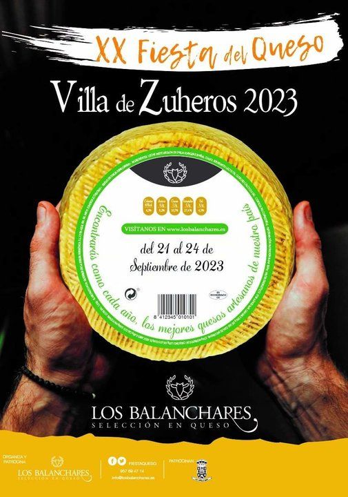 Cartel de la Fiesta del Queso Villa de Zuheros