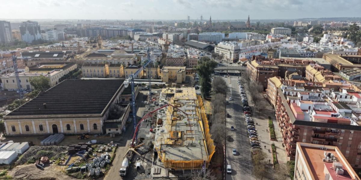 Fotogalería | Las obras del nuevo residencial de Artillería, a vista de pájaro