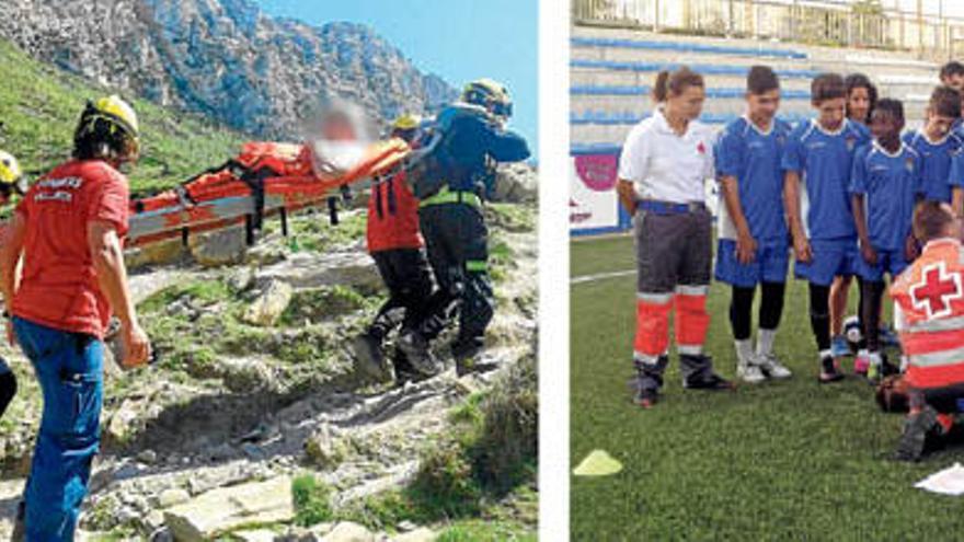 Im Gebirge kann es dauern, bis die Rettungskräfte eintreffen. Das Rote Kreuz hat auch Sportvereine als wichtige Zielgruppe für Kurse erkannt.