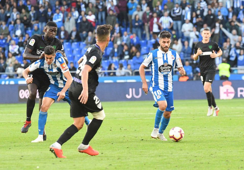 El Málaga CF consigue un trabajado punto en su visita a Riazor que pudo acabar en victoria pero también en derrota