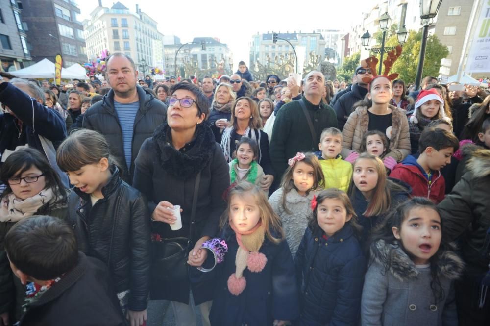 Celebración anticipada de Año Nuevo en Vilagarcía