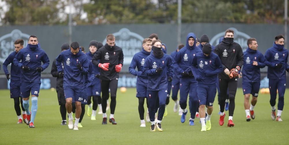 Entrenamiento del Celta