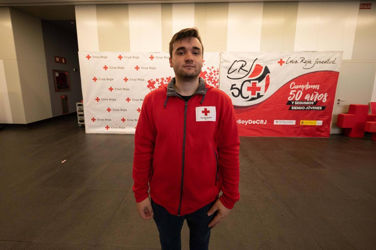 Enrique García, voluntario de Cruz Roja Extremadura.