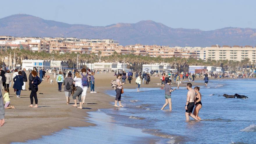 Año Nuevo de playa y sol a 19 grados