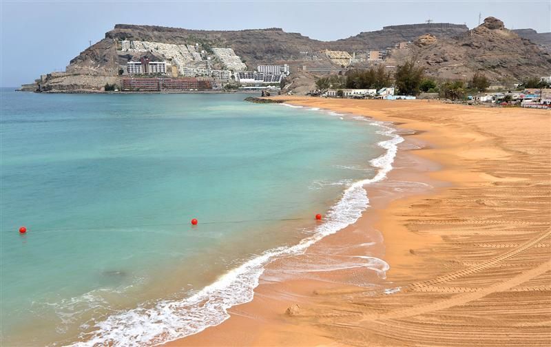 Visita de la Feht a la nueva Playa de Anfi Tauro