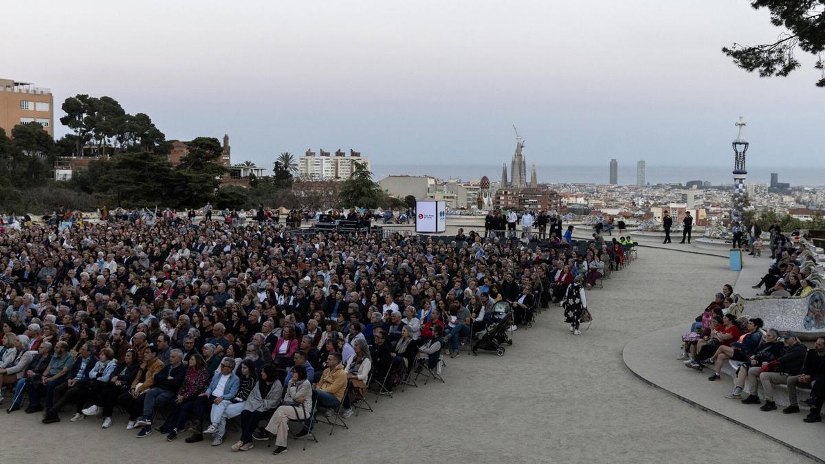 Imagen de archivo de un concierto en el Park Güell