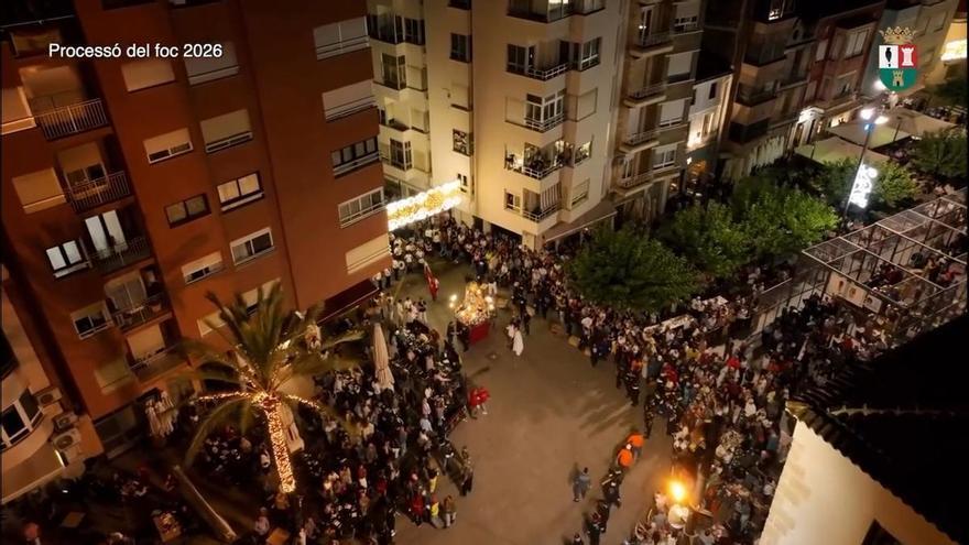 La Processó del Foc llena Benifaió de pólvora y fervor