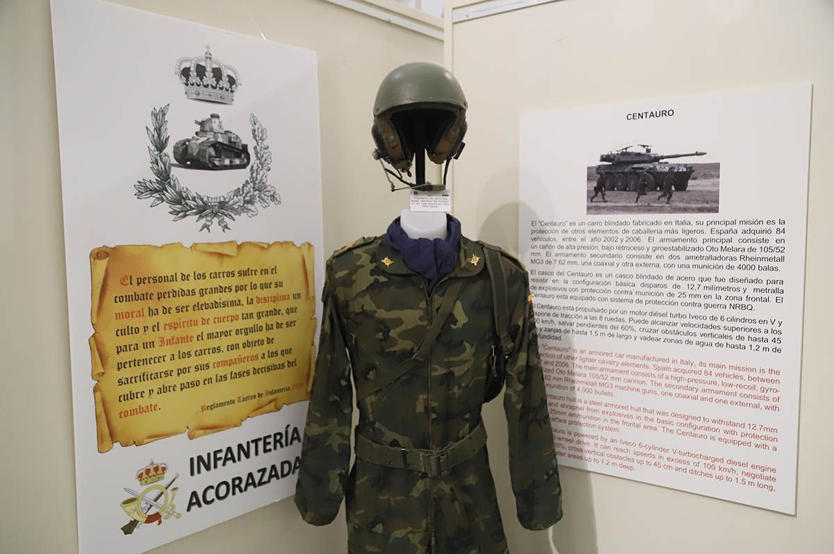 Córdoba acoge la exposición 100 años Unidades Acorazadas en España