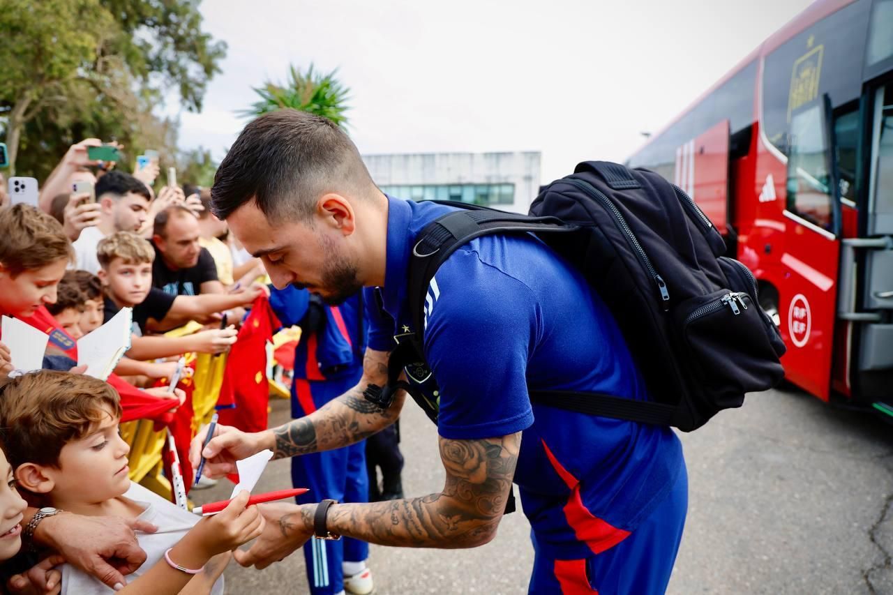 La selección española en Córdoba: la afición se vuelca con los jugadores