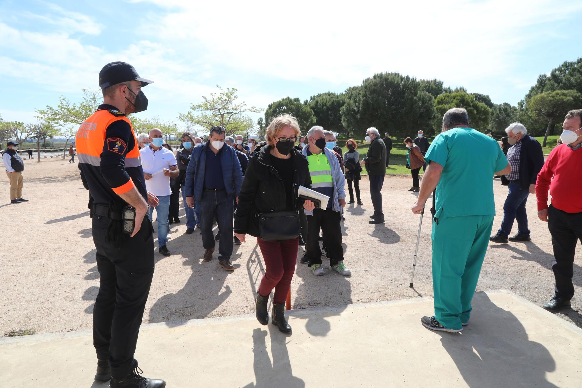 La vacunación masiva empezó el lunes en Castelló