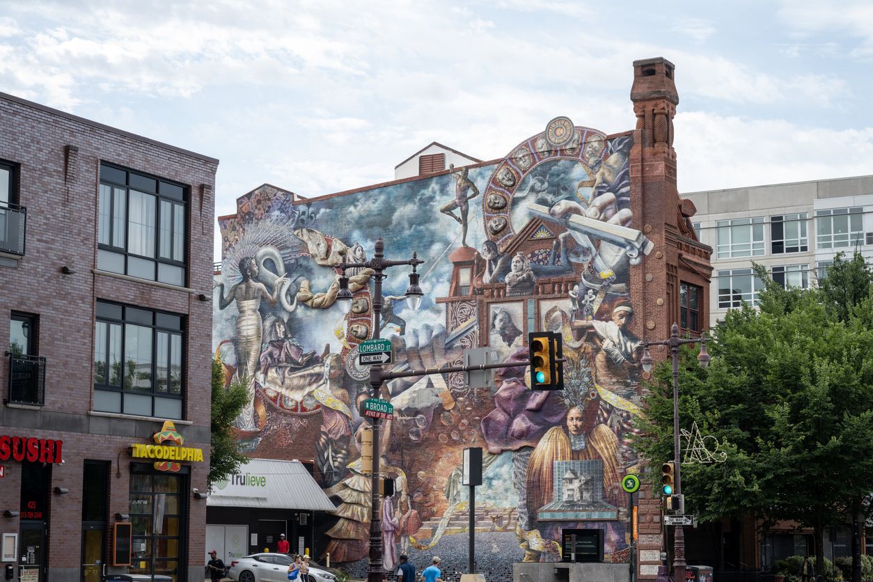 Filadelfia suma cada año entre 50 y 100 nuevos murales a su galería de arte urbano callejero