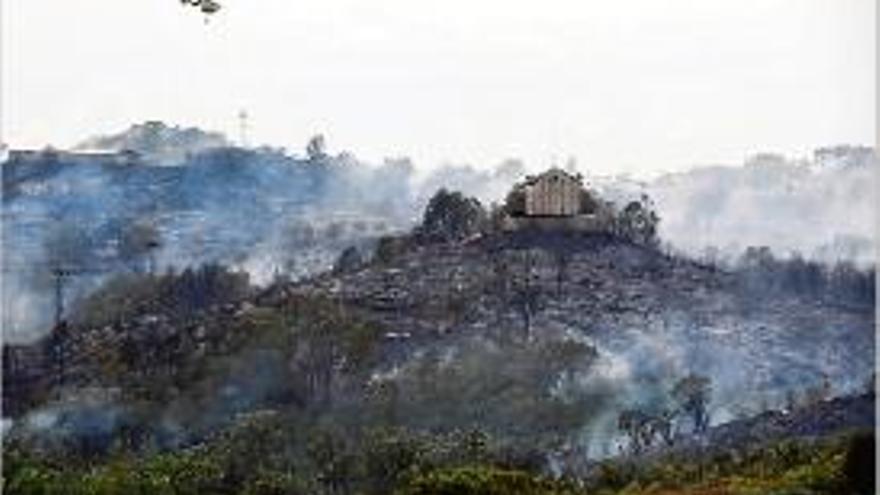 L&#039;incedi de les Pedreres va cremar 36 hectàrees.