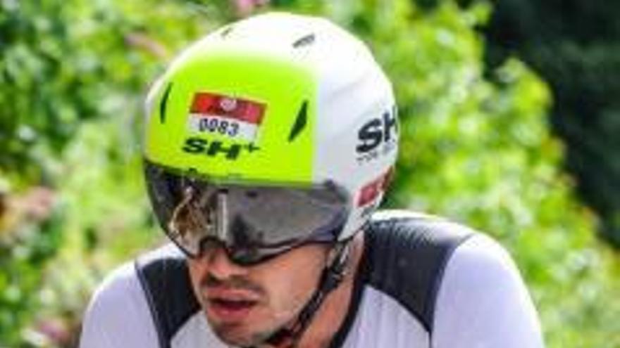 El carcagentino Álex Rodríguez se cuelga la plata en el autonómico de triatlón de Oropesa