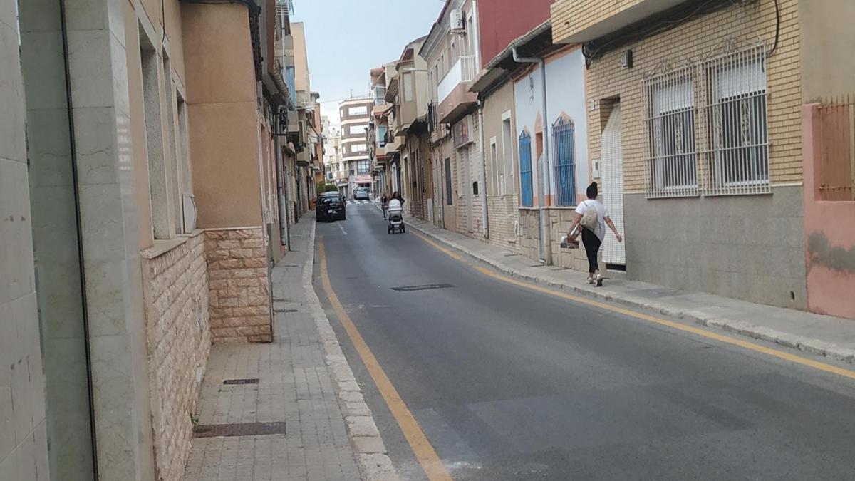 El Camí Reial a su paso por El Campello