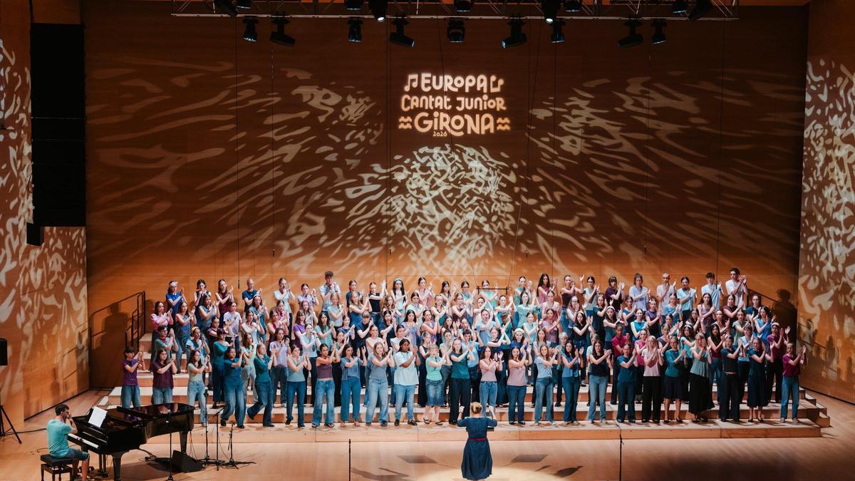 Cloenda final de l'Europa Cantat Junior 2026 a l'Auditori de Girona