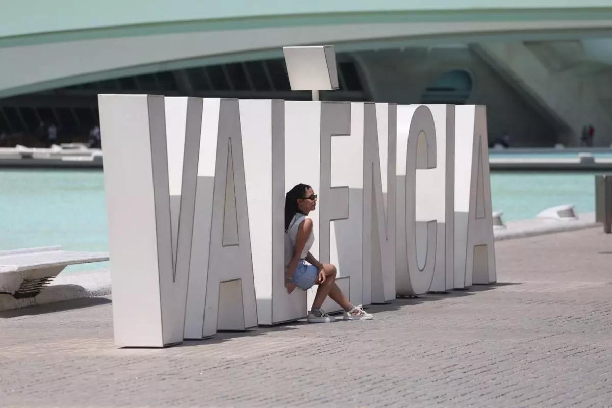 Turistas en València