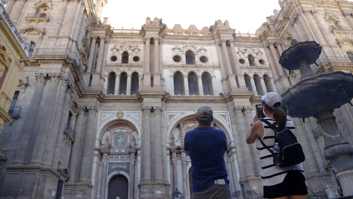 Turistas en una imagen de archivo