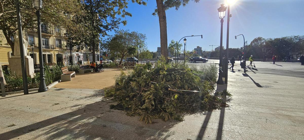 Así es la nueva Plaza de Santa Mónica de València Así es la nueva Plaza de Santa Mónica de València