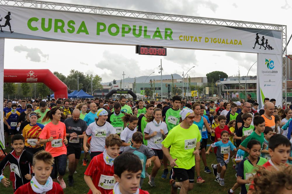 Més de dos mil participants a la 41a Cursa Popular d'Igualada