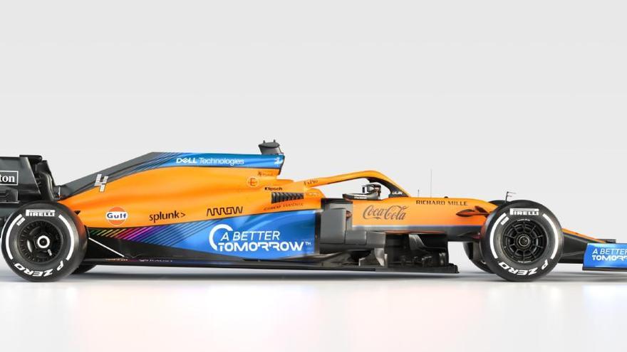 McLaren presenta el nuevo MCL35M, con motor Mercedes-AMG