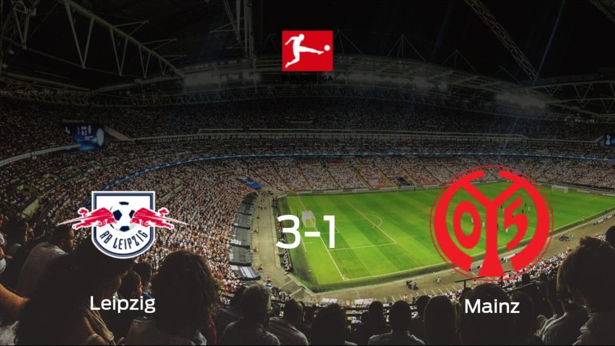 El RB Leipzig consigue la victoria frente al Mainz 05 (3-1)