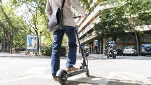 Patinete eléctrico en Barcelona