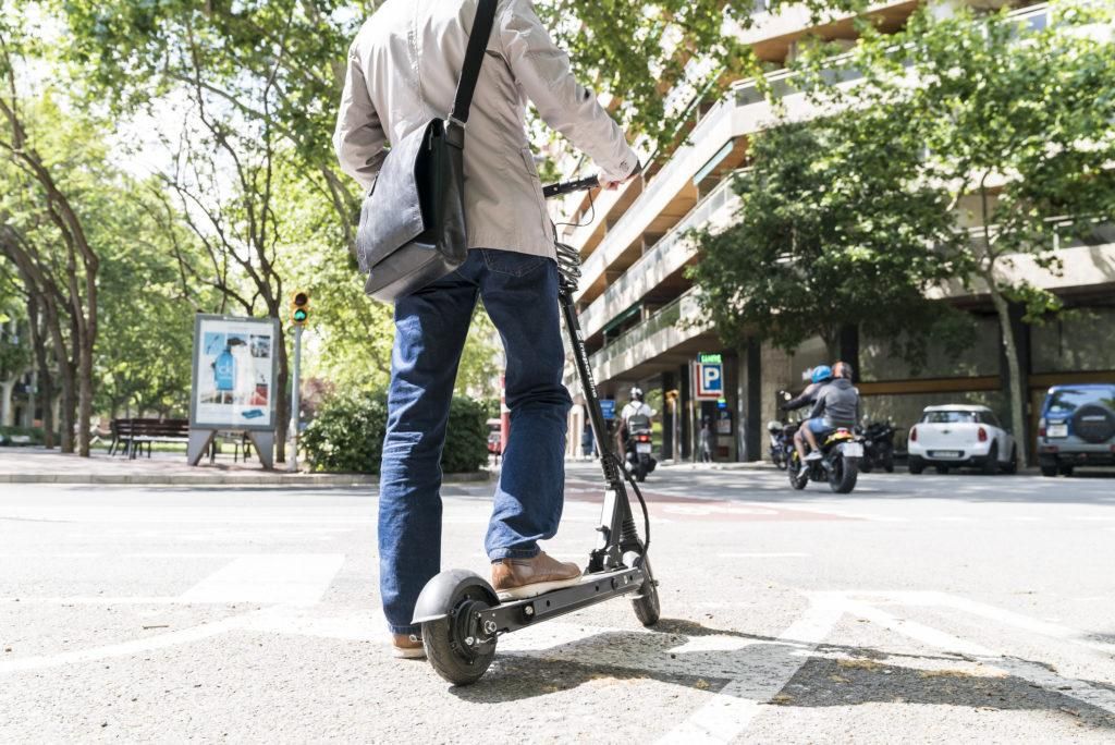 Patinete eléctrico en Barcelona