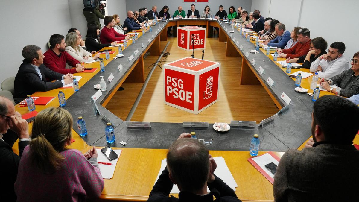 El PSdeG reunió este miércoles a su Ejecutiva para evaluar el mal resultado electoral