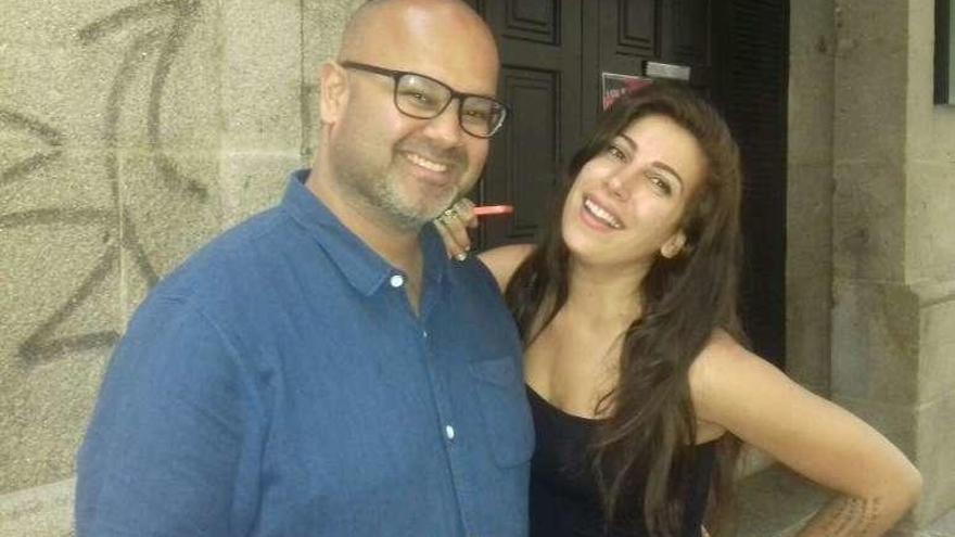 Robin Banerjee, con Patricia Moon, que cantará temas de Winehouse.