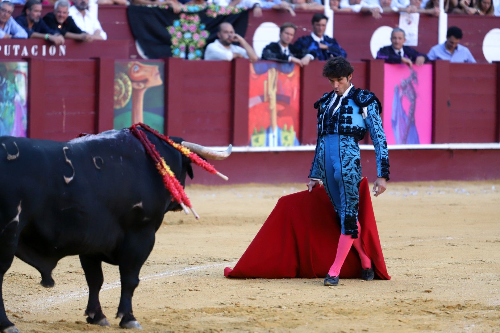 Roca Rey desata la locura en la "Picassiana" de Málaga