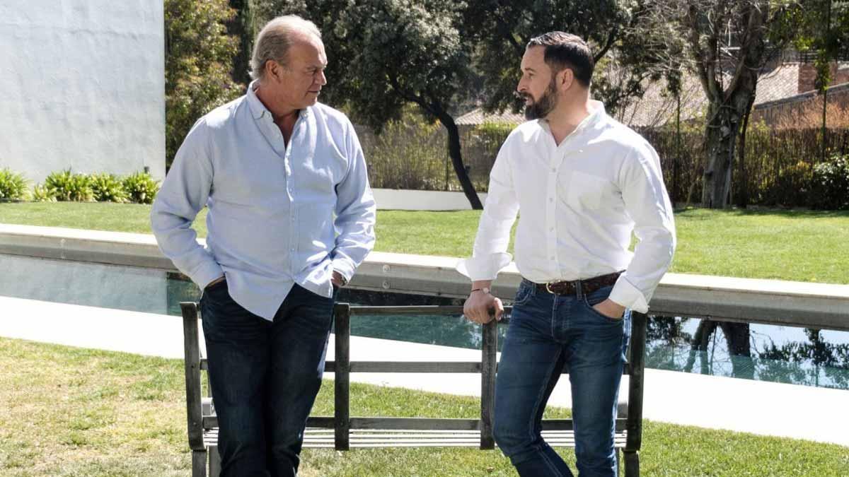 Santiago Abascal, de Vox, en el programa 'Mi casa es la tuya', de Bertín Osborne