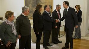 14 años después de la tragedia, Mariano Rajoy se ha reunido con con representantes de la asociación de afectados por el Yak 42.