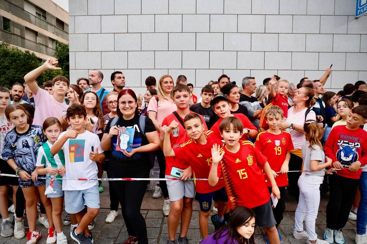 La selección española en Córdoba: la afición se vuelca con los jugadores