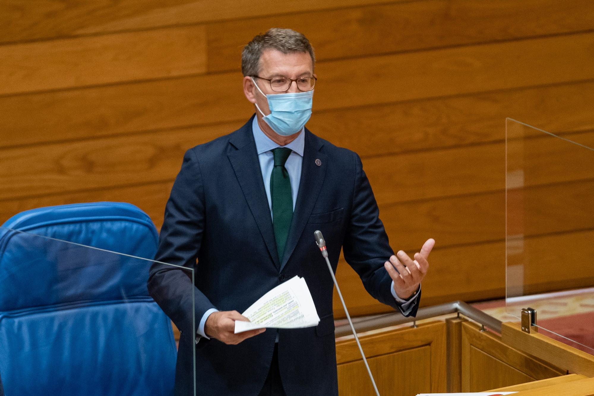 Alberto Núñez Feijóo, presidente de la Xunta.