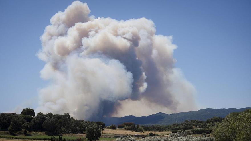 Illa demana ajuda a l’Exèrcit per apagar els incendis a Catalunya i reclama evitar desplaçaments a l’Empordà